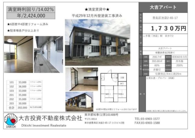 販売図面の見本